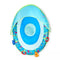 SWIMWAYS SUN CANOPY SPRING FLOAT WITH HYPER-FLATE VALVE - Like New