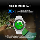 COROS APEX 4 (46MM) GPS WATCH, 1.3" MIP TOUCH GLOBAL MAPS HANDS FREE - WHITE - Like New