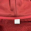 GENERIC HOODIE JACKET WITH FULL ZIP AND FRONT POUCH - SIZE: MEN 3XL - BURGUNDY - Like New