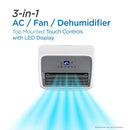 BLACK+DECKER AIR CONDITIONER 14,000 BTU AIR CONDITIONER PORTABLE - WHITE - Like New