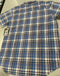 BLACK HORSE WOVEN PLAID SHIRT - SIZE : MEN'S L - BLUE/RED/WHITE/LIGHT BLUE - Brand New