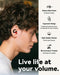 SUPCEAT EAR PLUGS FOR SLEEPING NOISE REDUCTION SOFT SILICONE 2 PAIRS - BLACK - Like New