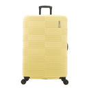 AMERICAN TOURISTER NXT HARDSIDE LARGE CHECKED SPINNER SUITCASE - YELLOW - Brand New