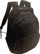 Wenger Tandem Backpack with 16 Laptop Pocket and Tablet Pocket - Black - Brand New