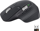 Logitech MX Master 3 Wireless Mouse Ultrafast Scrolling Ergonomic - Graphite Like New