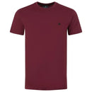 PACIFIC POLO CLUB MEN'S CREW NECK SHORT SLEEVE T SHIRT - SIZE LARGE - BURGANDY - Brand New