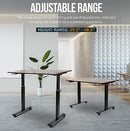 SuperHandy Standing Desk Adjustable Height (48'' x 30'') - Rustic Wood - Like New