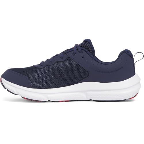 UNDER ARMOR MEN'S CHARGED ASSERT 10 SHOES NAVY/RED MEN SIZE 10.5 - Like New