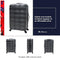 BEN SHERMAN NOTTINGHAM LIGHTWEIGHT HARDSIDE 4-WHEEL SPINNER TRAVEL LUGGAGE 24" - Like New