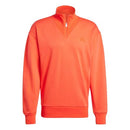 ADIDAS MEN'S ALL SZN FLEECE CREWNECK SWEARSHIRT SIZE MEN L BRIGHT RED - Brand New