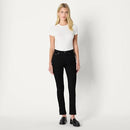AMAZON ESSENTIALS WOMEN'S MEDIUM STRETCH SLIM FIT JEANS SIZE 14 BLACK - Brand New