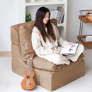 N&V Folding 2-in-1 Couch with Two Cushions Couch Memory Foam (B0CCNNWYTK) - Brand New