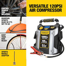 STANLEY J5C09D 1200 PEAK AMP AUTOMOTIVE JUMP STARTER – SILVER/BLACK/YELLOW - Like New