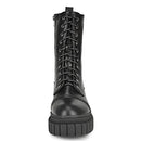 READYSALTED Women's Ankle Low Heel Platform Combat Biker Boots HONGO2-BK Size 9 - Brand New