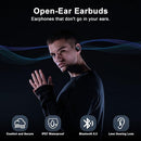 TTQ OPEN EAR HEADPHONES OPEN EAR EARBUDS IPX7 WATERPROOF CT26 - BLACK - Like New