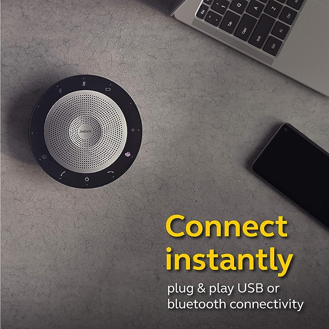 Jabra Speak 750 MS Wireless Bluetooth Speaker for Softphones and Mobile Phones - Like New