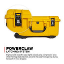 Nanuk 955 Waterproof Hard Case w/Wheels Padded Divider B088N73KRB - Yellow - Like New