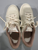 REEBOK CLUB C-SAND SCORCHED EARTH - SIZE: WOMEN 7.5 (AU/UK W5) - SAND BEIGE - Like New