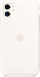 APPLE SILICONE CASE (FOR IPHONE 11) - WHITE - Scratch & Dent