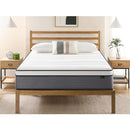 ZINUS 12" TRUE SUPPORT HYBRID MATTRESS KING MATTRESS IN A BOX WHITE/GRAY - Brand New