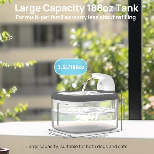 Cat Water Fountain 118oz/3.5L Battery Operated Cat Water Fountain - Like New