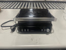 GREENPAN ELECTRIC INDOOR STAINLESS STEEL 6-IN-1 CONTACT GRILL GRIDDLE - BLACK - Like New