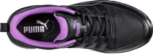 64.395.5 Puma Women's Stepper Low Industrial BLACK/PURPLE SIZE 8 M - Brand New
