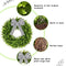 23" Faux Round Boxwood Wreath, Artificial Boxwood Wreath Front Door Wreaths - Like New