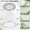 36W 3600lm Super Bright LED Light Fixtures, 2PACK Modern Flush Mount Ceiling - Like New