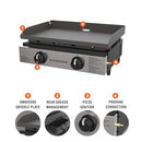 Blackstone 1666 22” Tabletop Griddle with Stainless Steel Faceplate - Black - Brand New