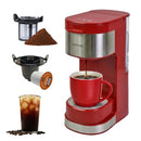 KENMORE PROGRAMMABLE SINGLE SERVE CUP RED STAINLESS STEEL BLACK - Scratch & Dent