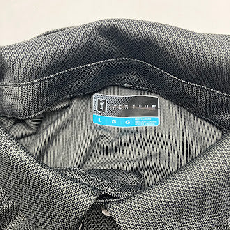 PGA TOUR MEN'S SURPRISE POLO - SIZE: MEN L - SUNKISSED CO HTR - Brand New