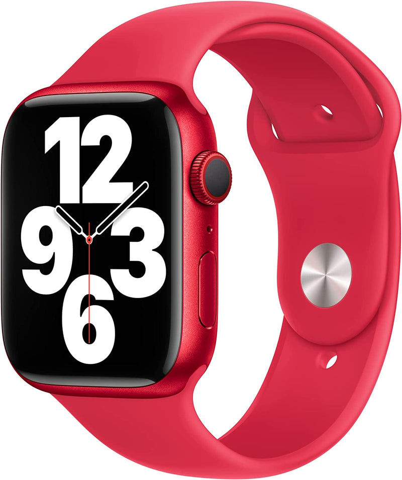 APPLE WATCH 45MM SPORT BAND SIZE M/L MP7L3AM/A - RED Like New