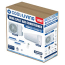 COOL LIVING 12,000 BTU 19 SEER2 115V, AC HEAT PUMP, CL-12HA1 - WHITE - *2 BOXES* - Like New