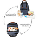 Simple Being Diaper Bag Backpack Changing Pad Unisex Moms Dads - Blue - Brand New