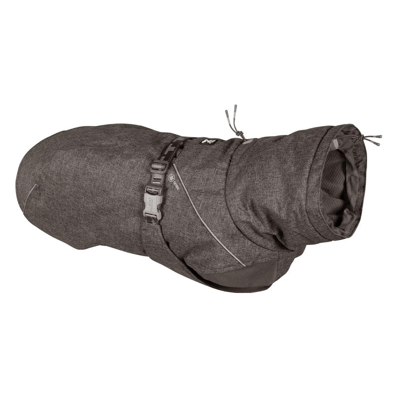 HU933695 Hurtta Expedition Parka, Winter Dog Coat, BlackBerry, 18 in - Brand New