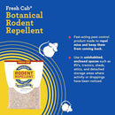 Fresh Cab Rodent Repellent - Botanical Pest Control for Indoor Use - 4-Pack - Brand New