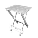 TRAVEL CHAIR TRAVELCHAIR SIDE CANYON MULTI-USE TABLE FOR CAMPING 2689 - SILVER - Like New