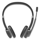 INNOVERA IVR70003 BINAURAL OVER THE HEAD BLUETOOTH HEADSET - BLACK SILVER - Like New