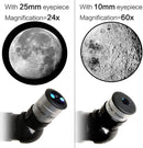 Gskyer Telescope 600x90mm AZ Astronomical Refractor Telescope - White - Like New