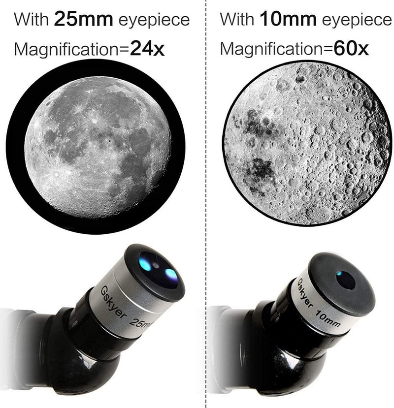 Gskyer Telescope 600x90mm AZ Astronomical Refractor Telescope - White - Like New