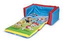 PAW PATROL KIDS SOFA BED CHILDREN 2-IN-1 FLIP OPEN INFLATABLE LOUNGER - MULTI - Like New