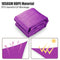 YESCOM 1 25'X25'X25' TRIANGLE SUN SHADE SAIL 97% UV BLOCK COMMERCIAL - FUCHSIA - Like New