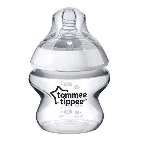 Tommee Tippee Closer to Nature Baby Bottle, Breas-Like, Extra 5oz (3 Count) Rose - Brand New