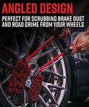 Adam's Polishes Angled Wheel Detailing Brush Car Cleaning Wheel Brush Small - Brand New
