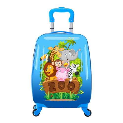 TUCCI ITALY KIDS ZOOLAND CARRY ON KIDS SUITCASE - MULTICOLOR - Like New