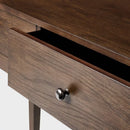 THRESHOLD DESIGNED WITH STUDIO MCGEE PALMA 46" ARCHED CONSOLE TABLE - DARK BROWN - Brand New
