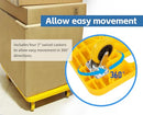 MAXWORKS 50840 HIGH VISIBILITY YELLOW 300-LB CAPACITY MOVERS DOLLY - YELLOW - Like New