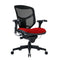 WORKPRO QUANTUM 9000 SERIES ERGONOMIC MESH MID-BACK CHAIR BLACK/CHERRY - Like New