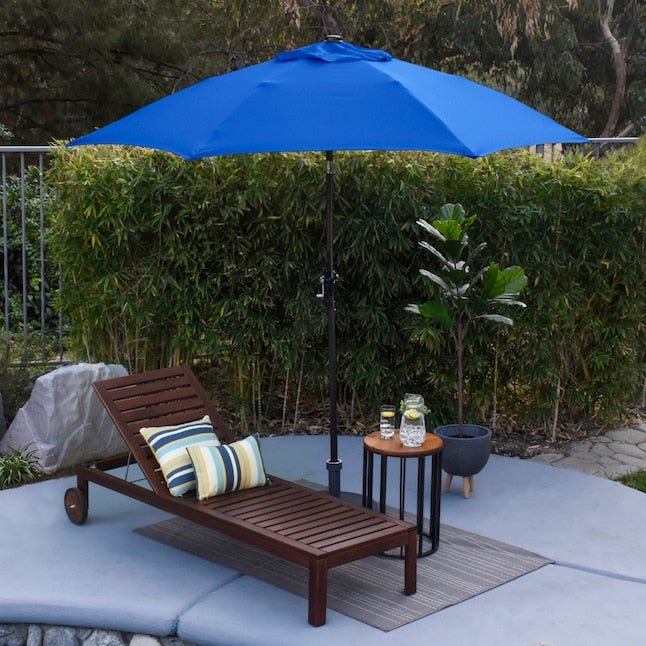 MARCH PRODUCTS - 9'RD TILTING ALUMINUM ASTELLA PATIO UMBRELLAS - PACIFIC BLUE Like New